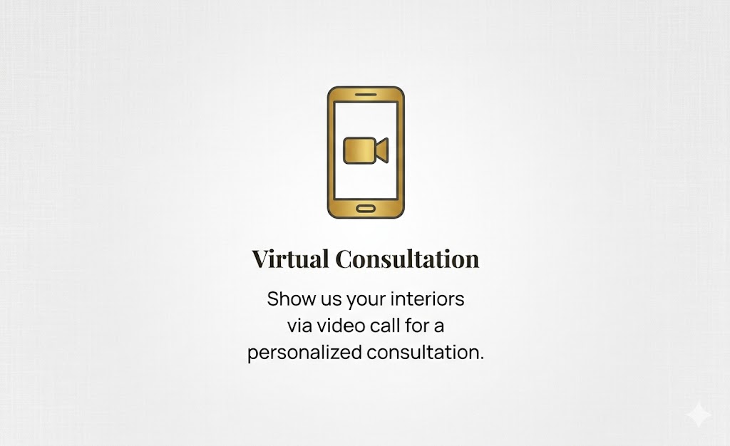 virtual curtain consultation video call