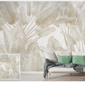 Tropical forest wall mural for home interior by Sanjar Furnishings Bangalore