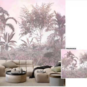 Personalized botanical wall graphics for office spaces in Bangalore